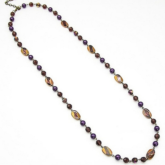 Stone Beaded Necklace - Picture 3 of 6
